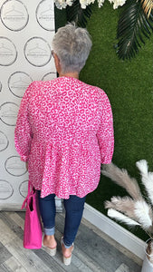 Leopard print over top