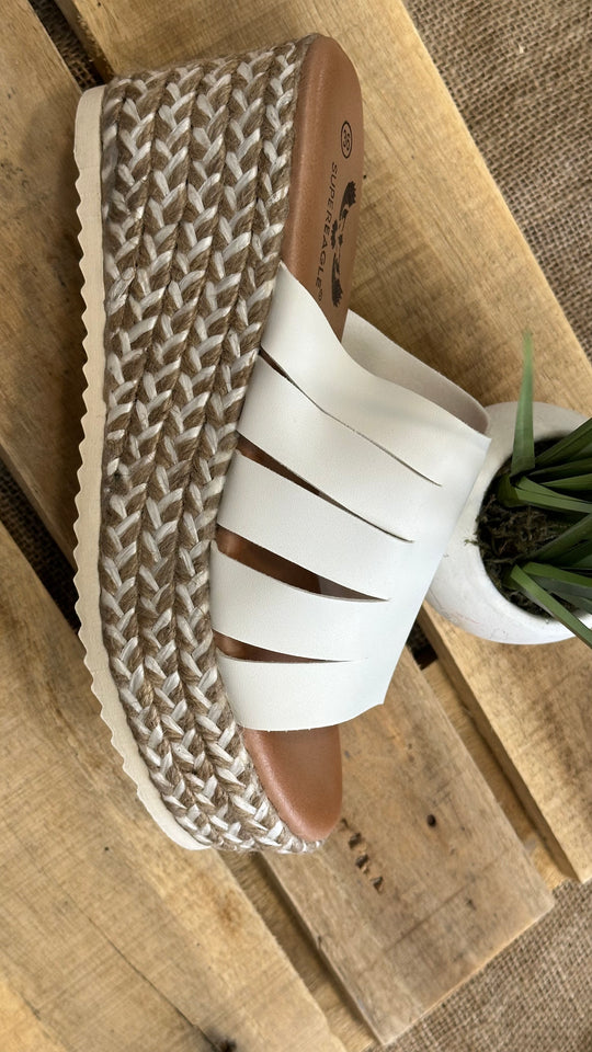 Espadrille wedge shoes