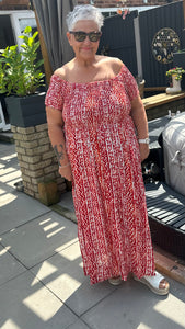 Aztec maxi dress