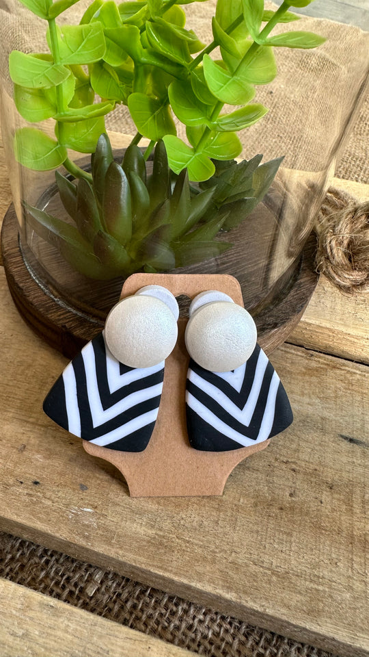 Chevron earrings