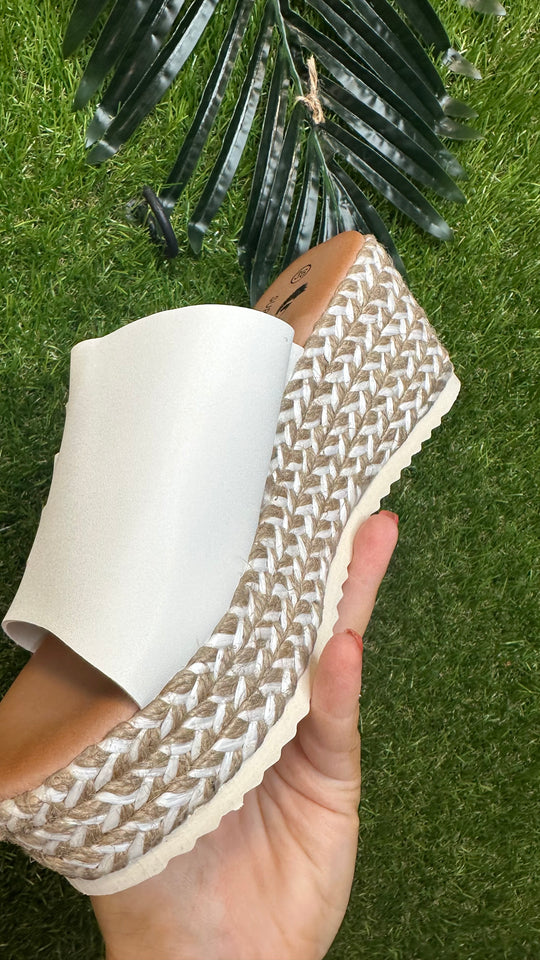 Espadrille wedge shoes