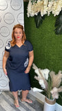 Luxe silk top and skirt co-ord