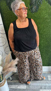 Animal print trouser set