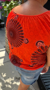 Magic vest top MANDALA PRINT
