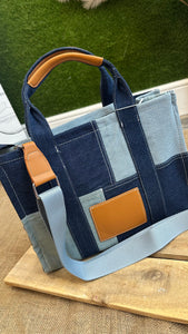 Inspired Tote bag (denim patch design)