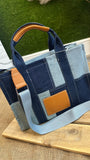 Inspired Tote bag (denim patch design)