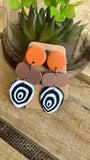 Trio dangle earrings