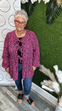 Leopard print over top